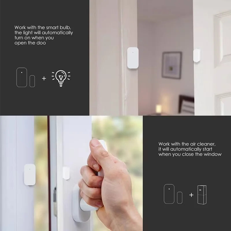 Aqara Smart Door Window Sensor Zigbee Mini Wireless Connection Alarm