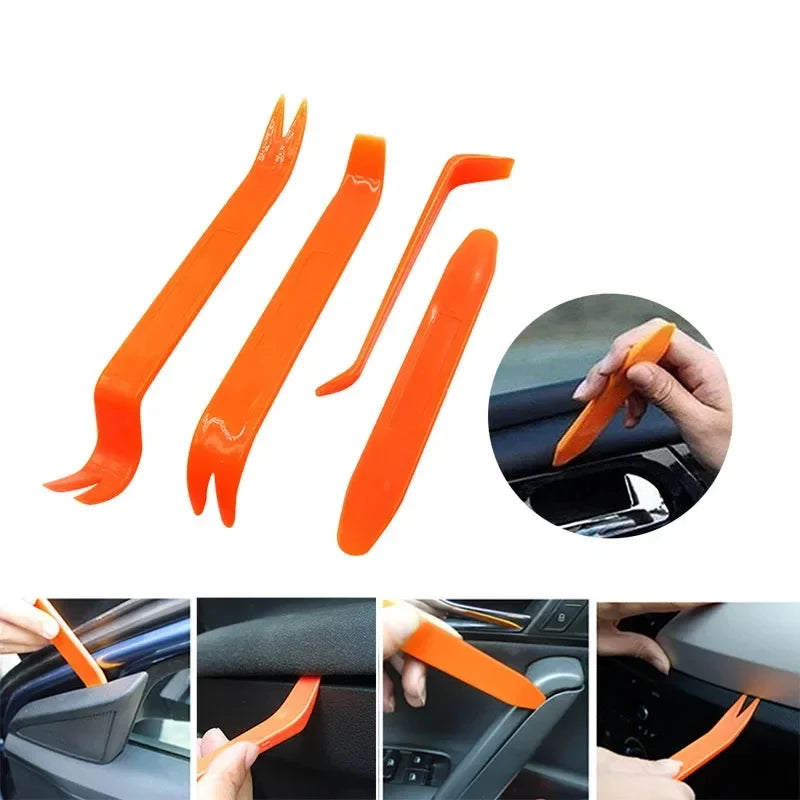4-Piece Car Trim Removal Tool Set – Panel & Clip Puller Kit