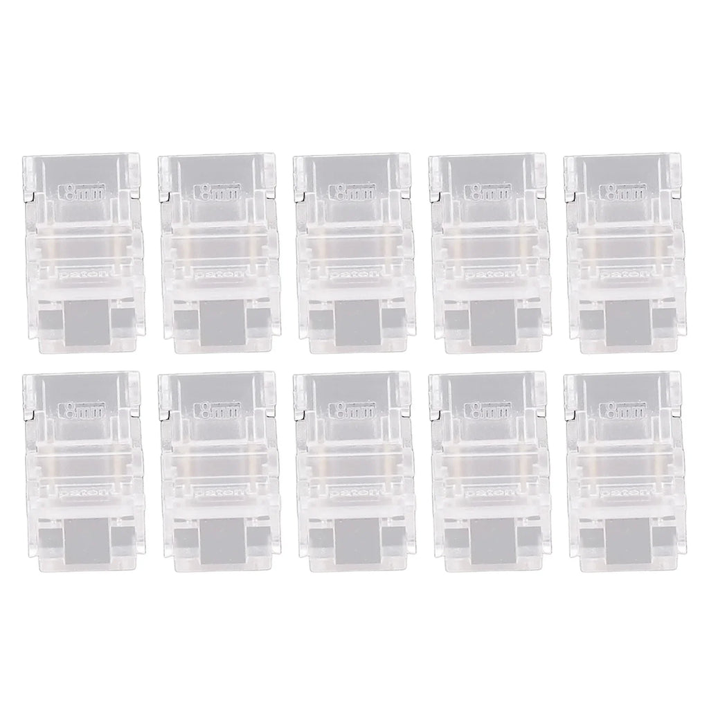 LED Light Strip Connectors 2Pin Wide Applications Solderless Strong