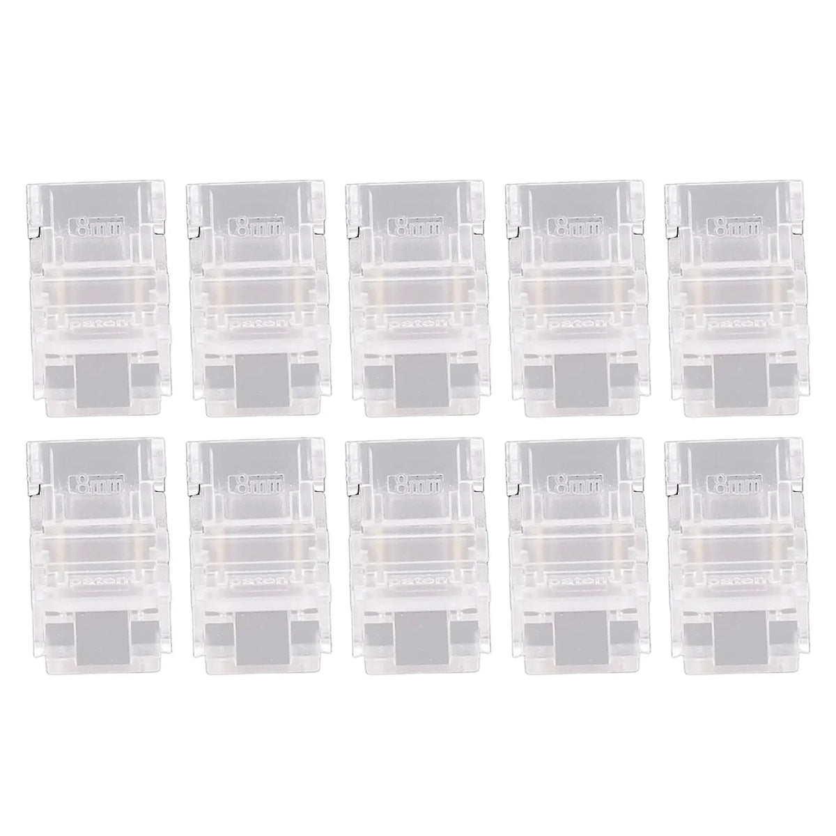 LED Light Strip Connectors 2Pin Wide Applications Solderless Strong