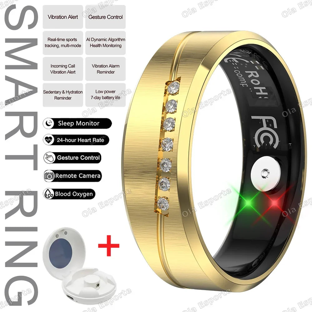 Women's Smart Ring – Heart Rate, Sleep & Fitness Tracker