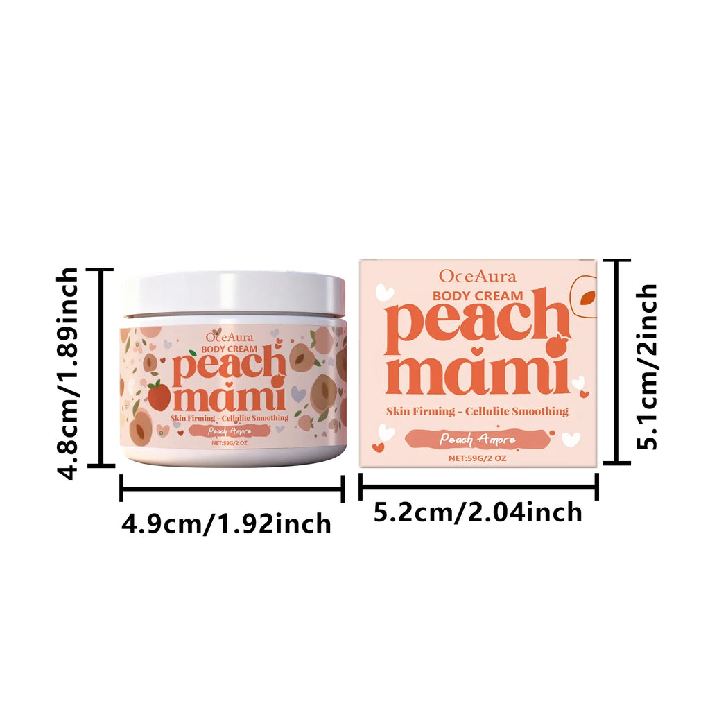 OceAura Peach Firming Body Cream – Tighten, Lift & Hydrate
