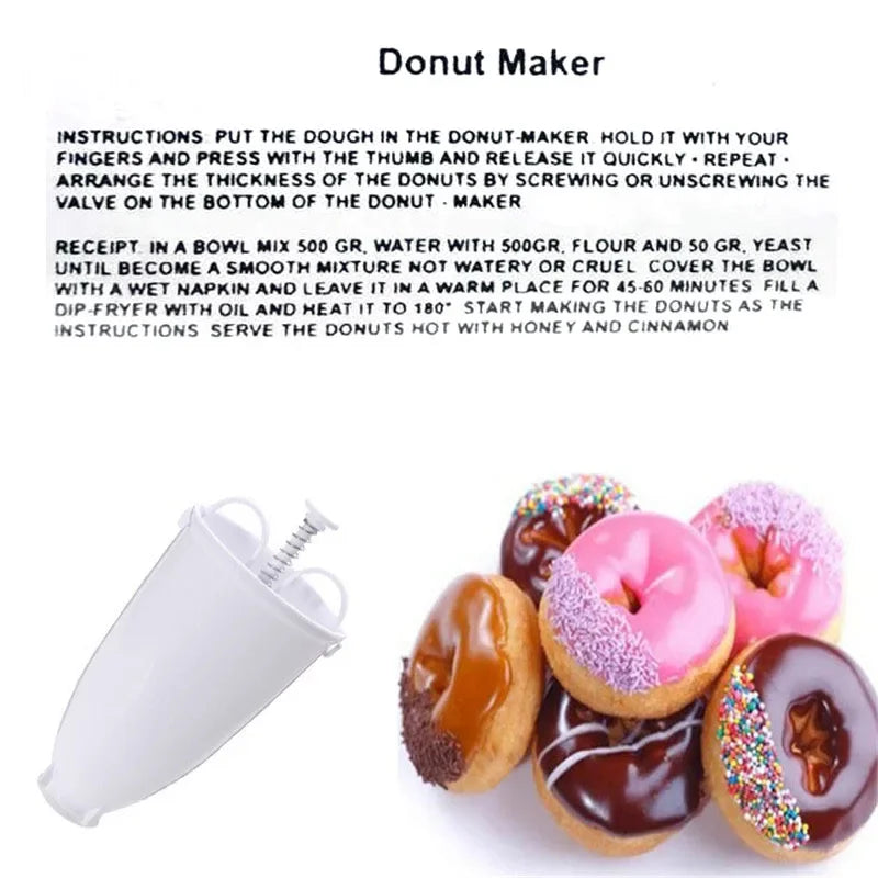 Plastic Donut Maker Waffle Molds Kitchen Accessory Bakeware Doughnut