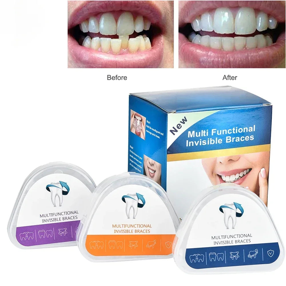 3-Stage Transparent Teeth Aligners | Adult Dental Straightening Kit