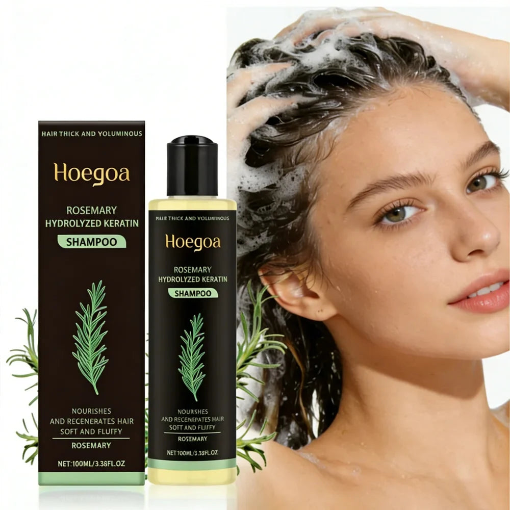 3-Pack Rosemary Hair Growth Shampoo – Thickening & Keratin Repair