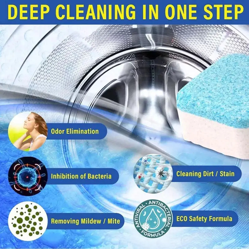 Washing Machine Cleaning Effervescent Tablets – Descaling