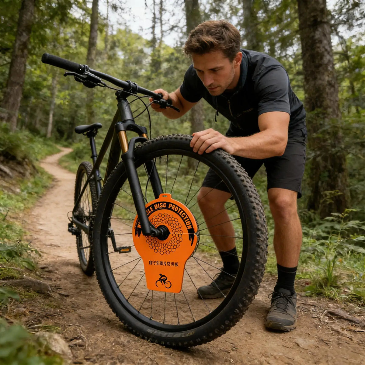Waterproof Metal Bike Grime Guard – Chain & Brake Shield