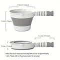 Foldable Collapsible Bucket & Water Scoop – 1–3L Portable
