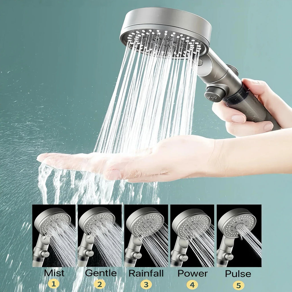 Handheld Shower Head – High Pressure & Water Saving