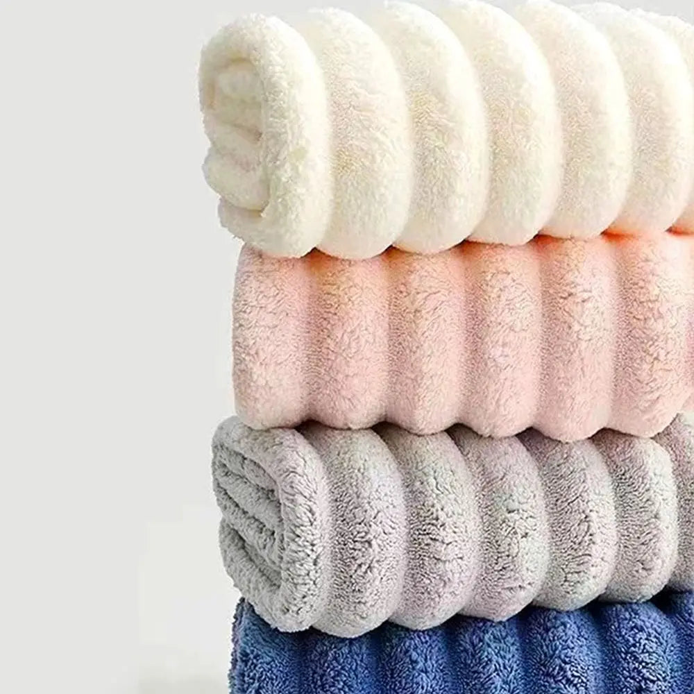 Coral Fleece Face Towel – Soft, Thick & Fast Absorbing