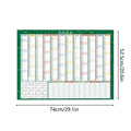 2026 Plan Calendar 29 X Large Notebook Tip Labels Sticker Wall Decor