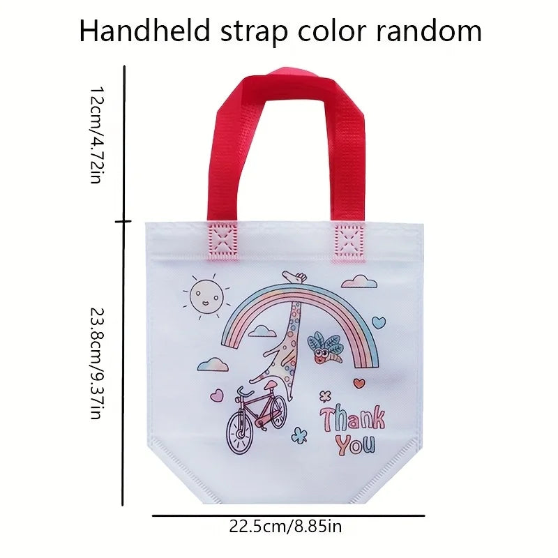 DIY Graffiti Gift Bags – 12 Bags & 144 Coloring Markers Set
