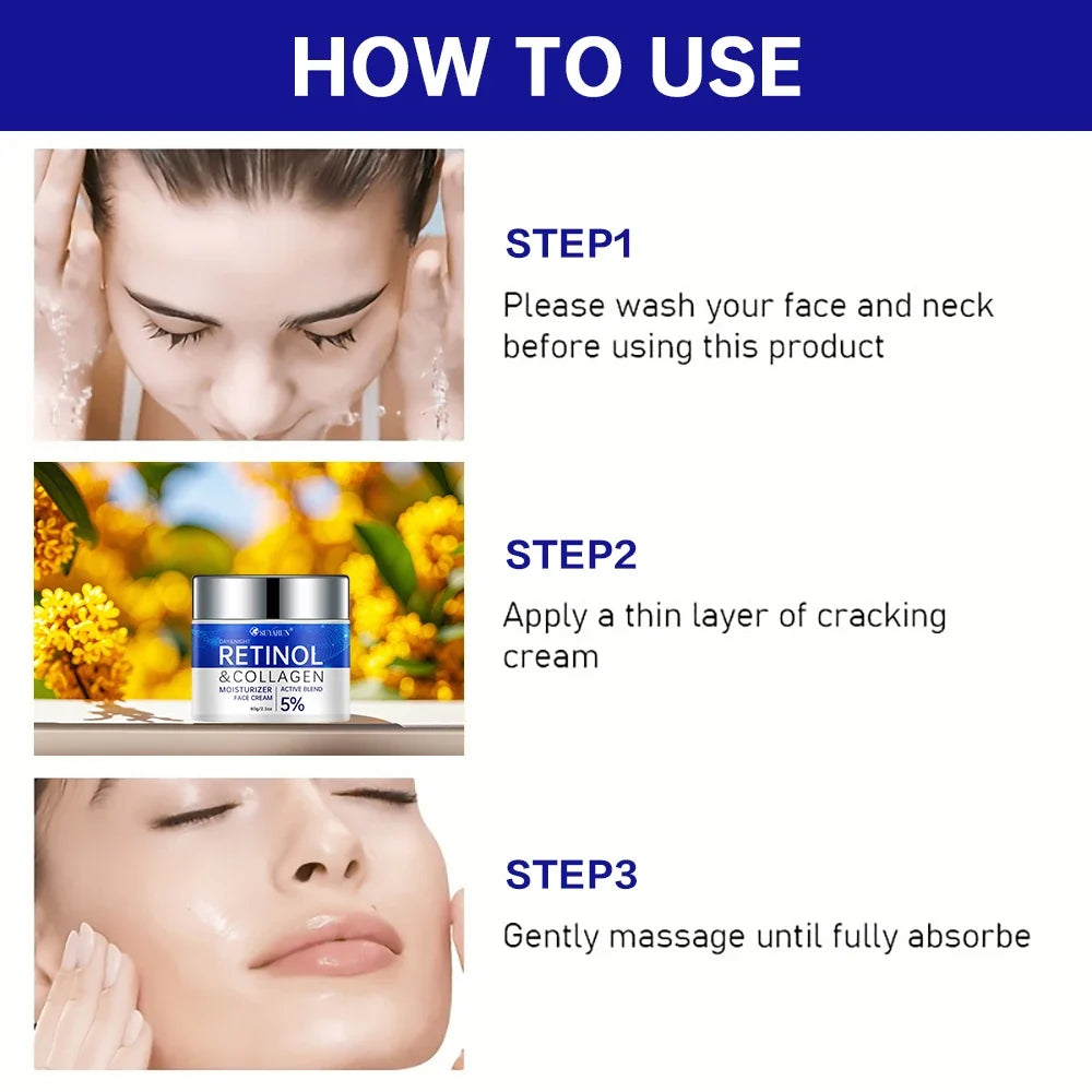SUYARUN Retinol & Collagen Face Cream – Firming Moisturizer