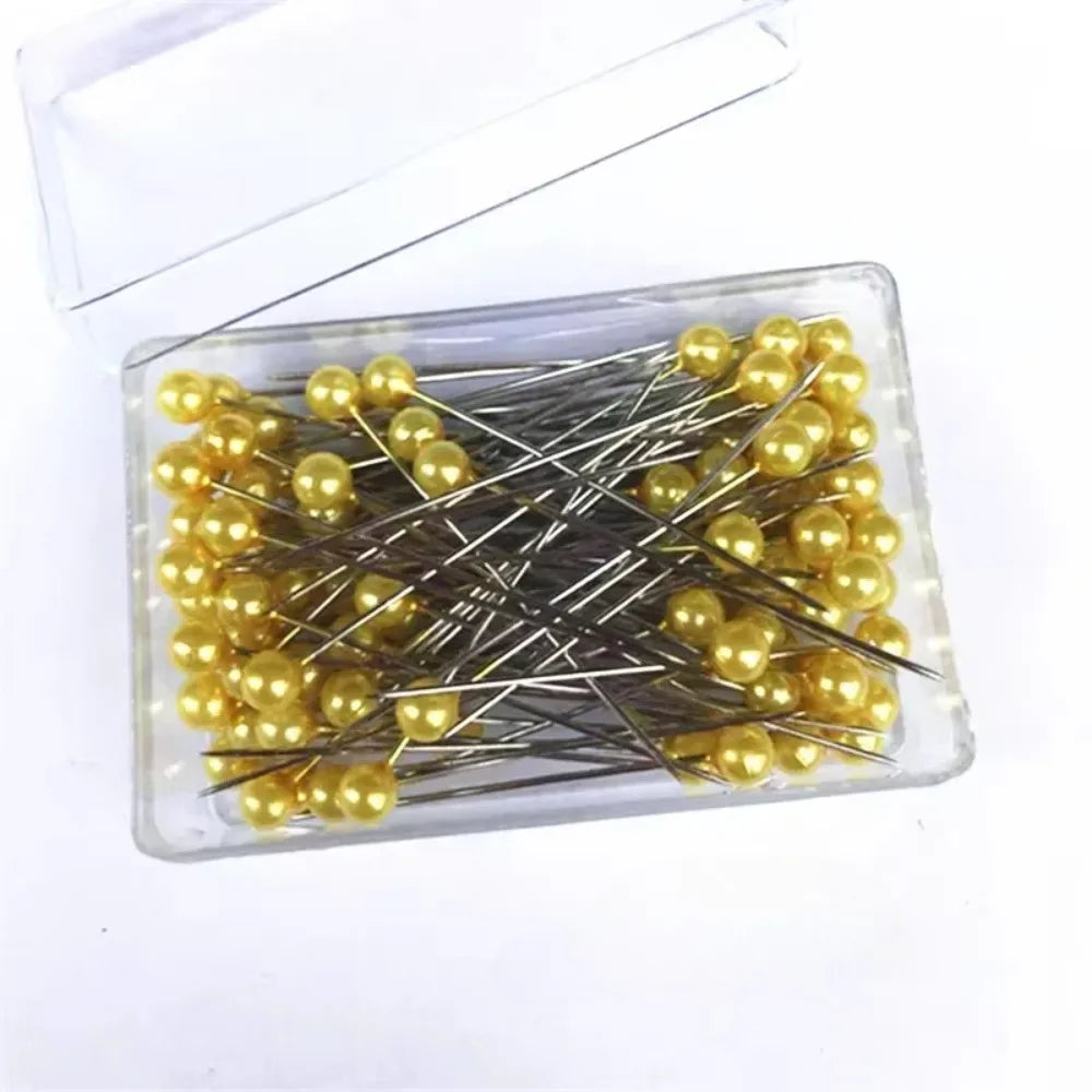 Box Multicolor Ball Tip Quilting Craft Pins Tailor Fabric Fixing