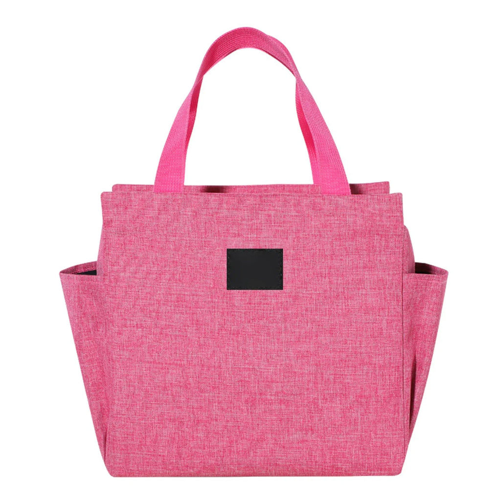 Insulated Bento Lunch Bag – Large Capacity & 2 Side Pockets