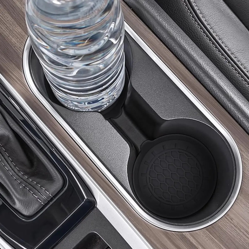 Silicone Car Cup Holder Insert Coasters – Anti-Slip 1/2/4 Pack
