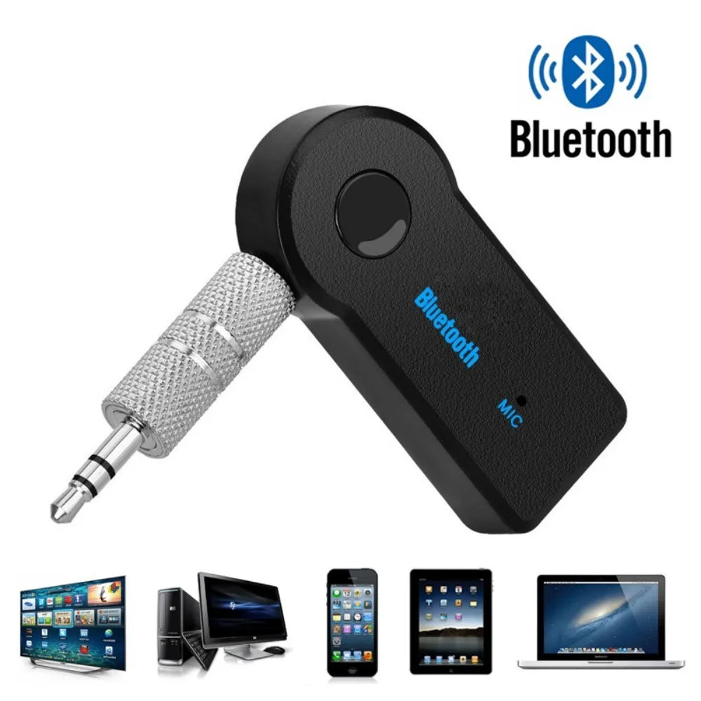 Bluetooth 5.0 Car AUX Receiver 3.5mm Wireless Audio Adapter