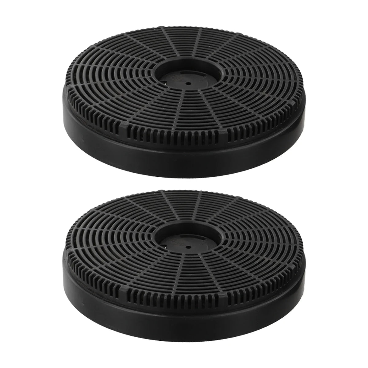 2-Pack Activated Carbon Range Hood Filter 160×30mm Round