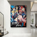 Darling in the Franxx Anime Poster HD Waterproof Wall Art