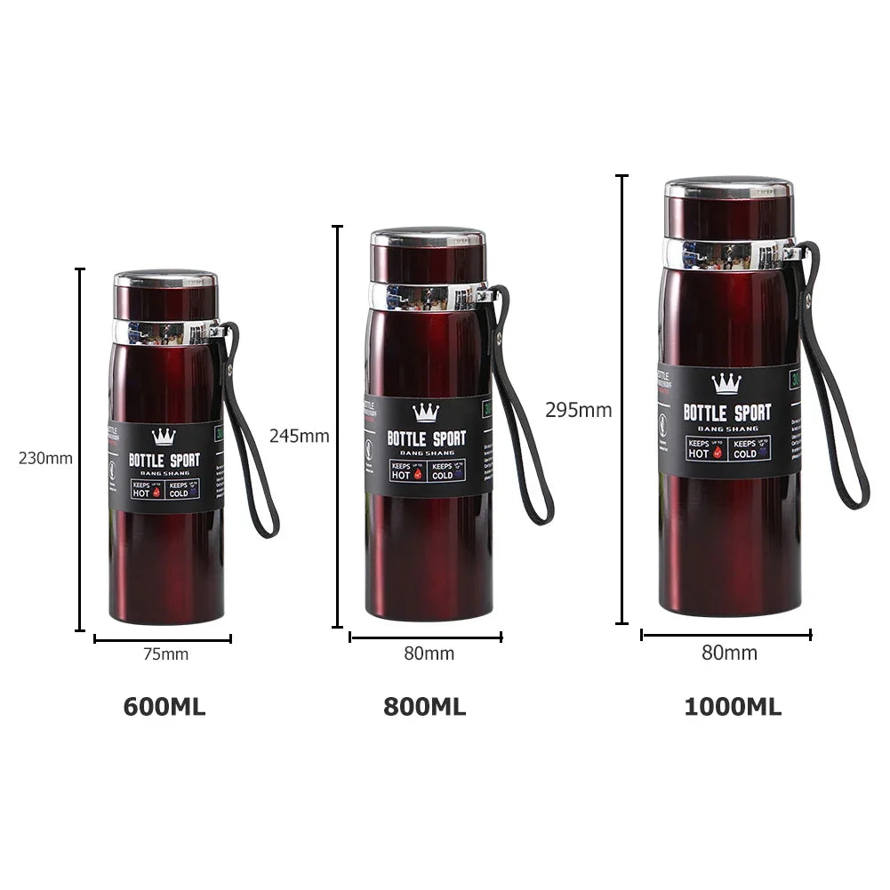 1000ml Stainless Steel Vacuum Thermos Flask – Leakproof