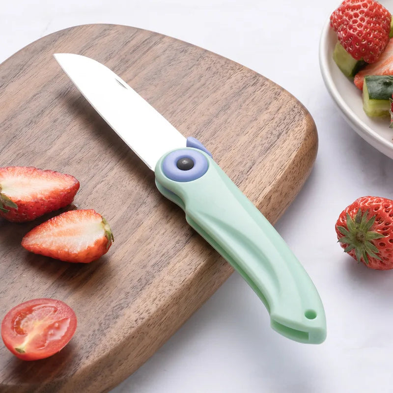 SHIBO Folding Pocket Knife – Stainless Steel Fruit & Meat Knife