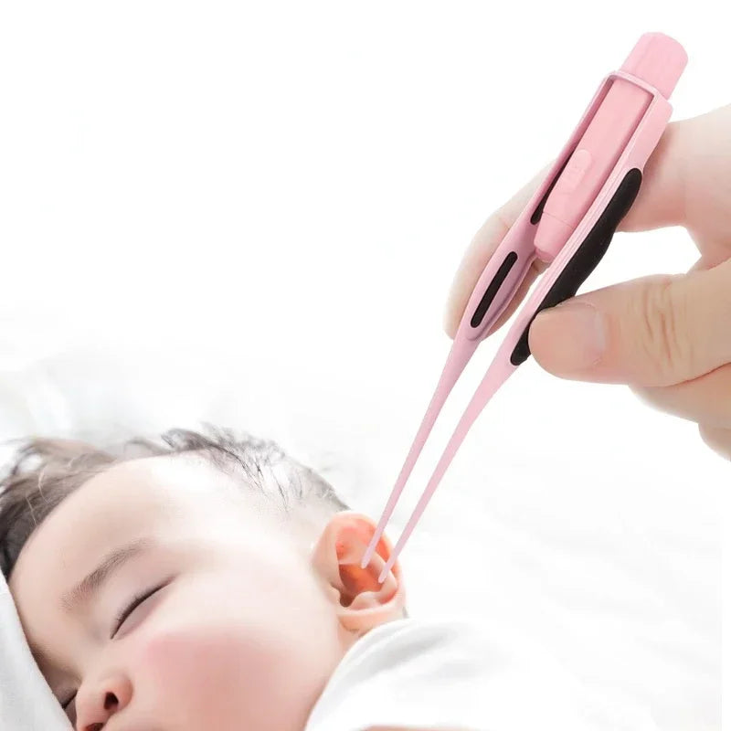 Baby Ear Wax Removal Tool – Lighted Ear Curette Spoon Set