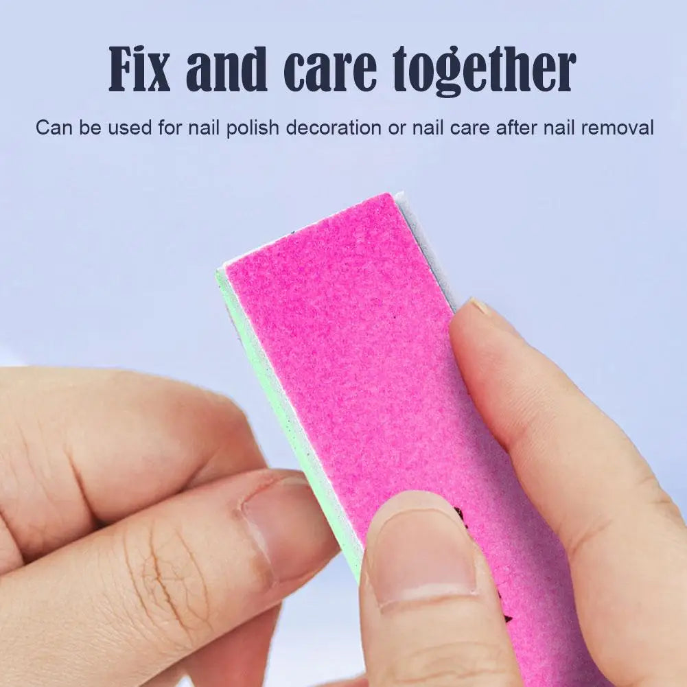 4-Way Nail Buffer Block – File, Smooth & Shine in One Tool