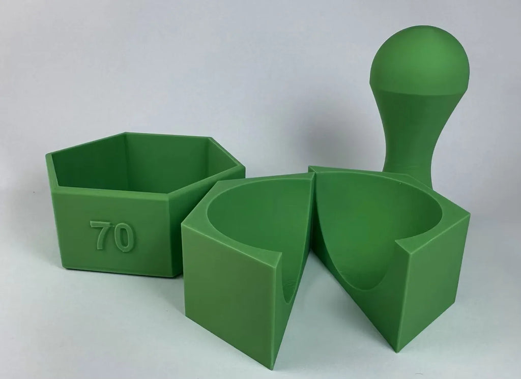 3D Printed Sphere Clay Mould – Ball & Half-Sphere 10–80mm