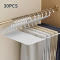 30-Pack Goose-Shaped Anti-Slip Pants Hangers & Wardrobe Clips