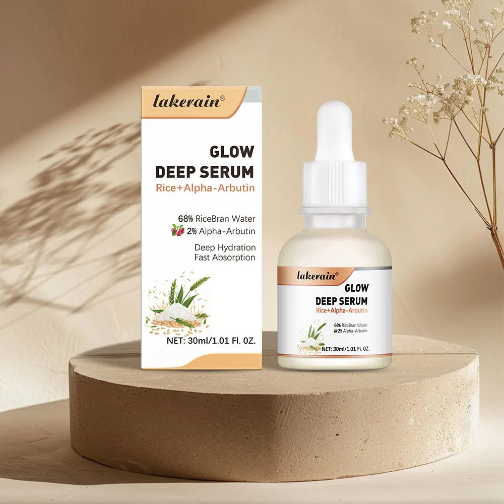 Rice Water & Alpha Arbutin Glow Face Serum 30ml | K-Beauty