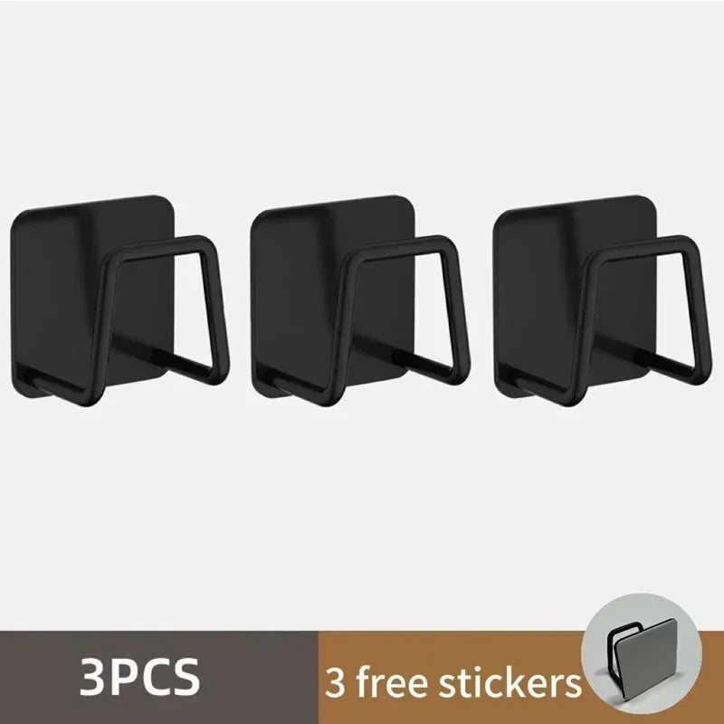 Wall-Mounted Sponge Holder Rack | No-Drill Stainless Steel