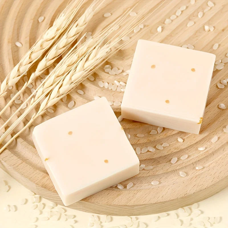 Milk & Rice Essential Oil Handmade Soap – Deep Cleansing 60g
