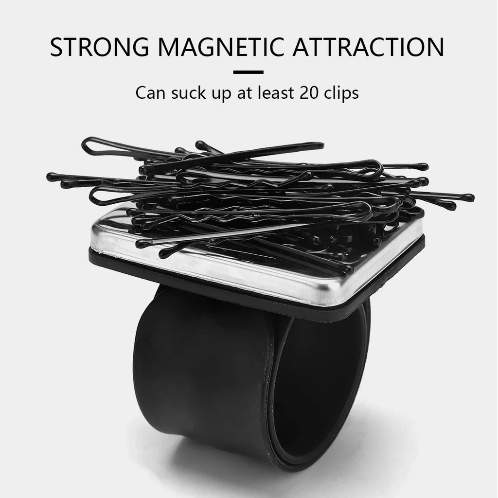 Silicone Magnetic Wristband for Hair Clips | Salon Styling Tool