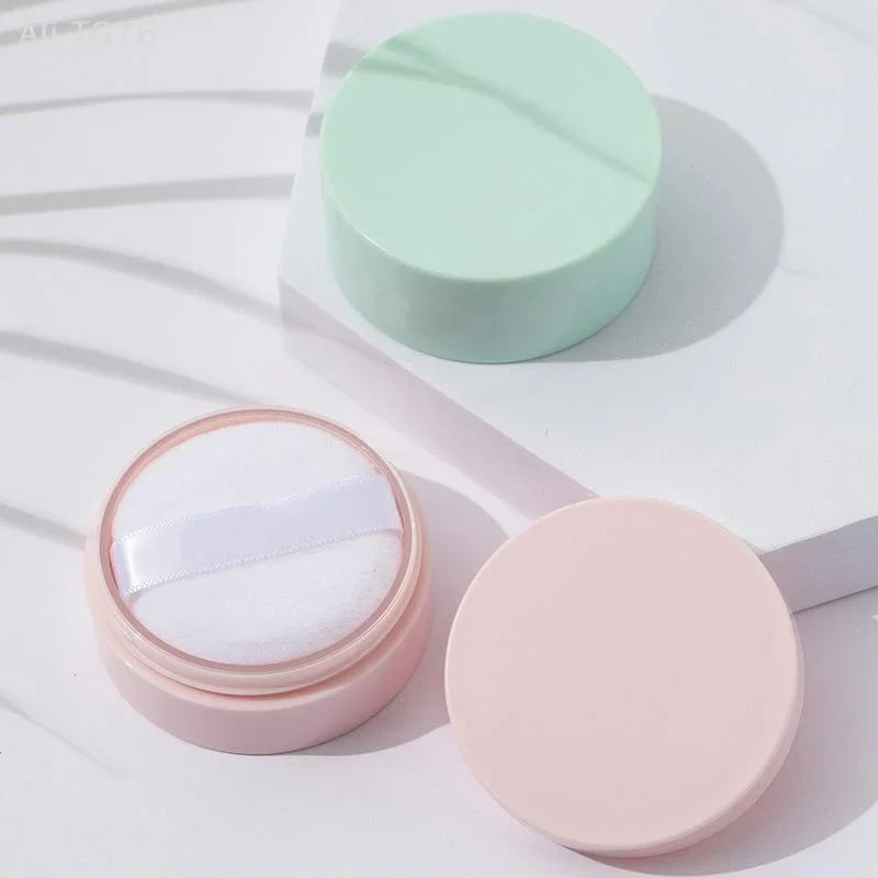 5g Refillable Loose Powder Jar with Puff & Sifter Lid
