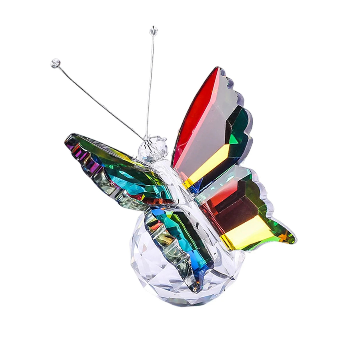 Crystal Butterfly Ornament – 3D Figurine Tabletop Decor & Gift