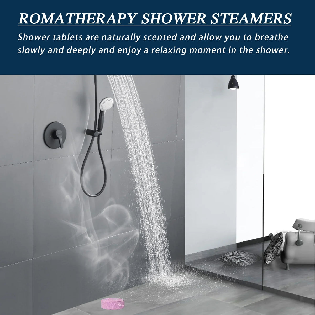 6-Pack Aromatherapy Shower Steamers | Spa Shower Tablets