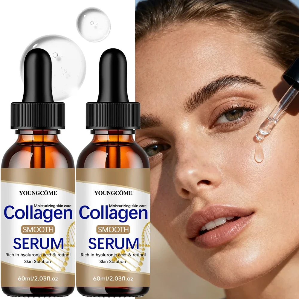 Hyaluronic Acid Retinol Collagen Serum Hydrating Face Care All Skin