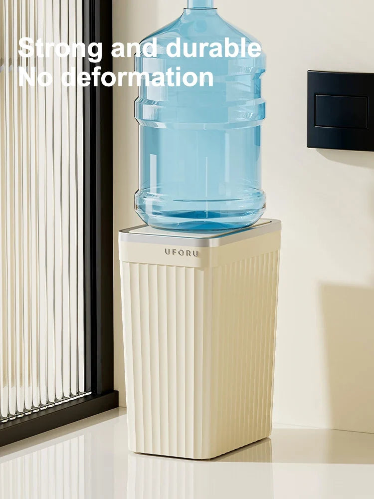 Push-button Waste Bin Large Capacity Non-slip Base Sealed Odour-proof