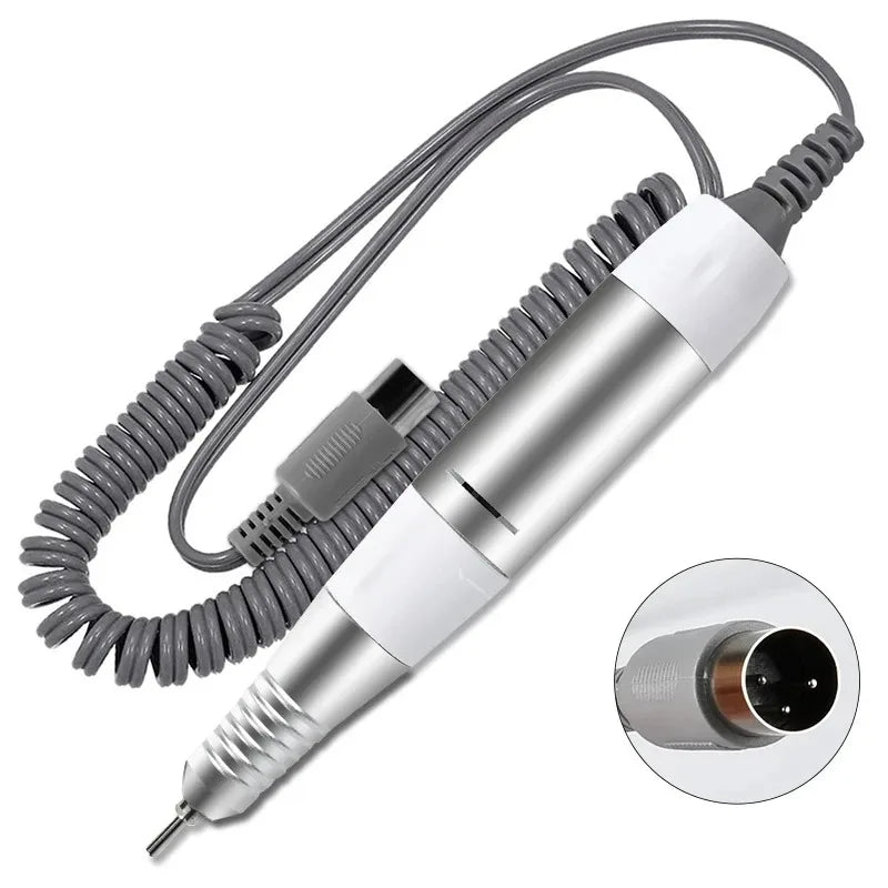 Electric Nail Drill Pen Handpiece – File, Polish & Grind Tool