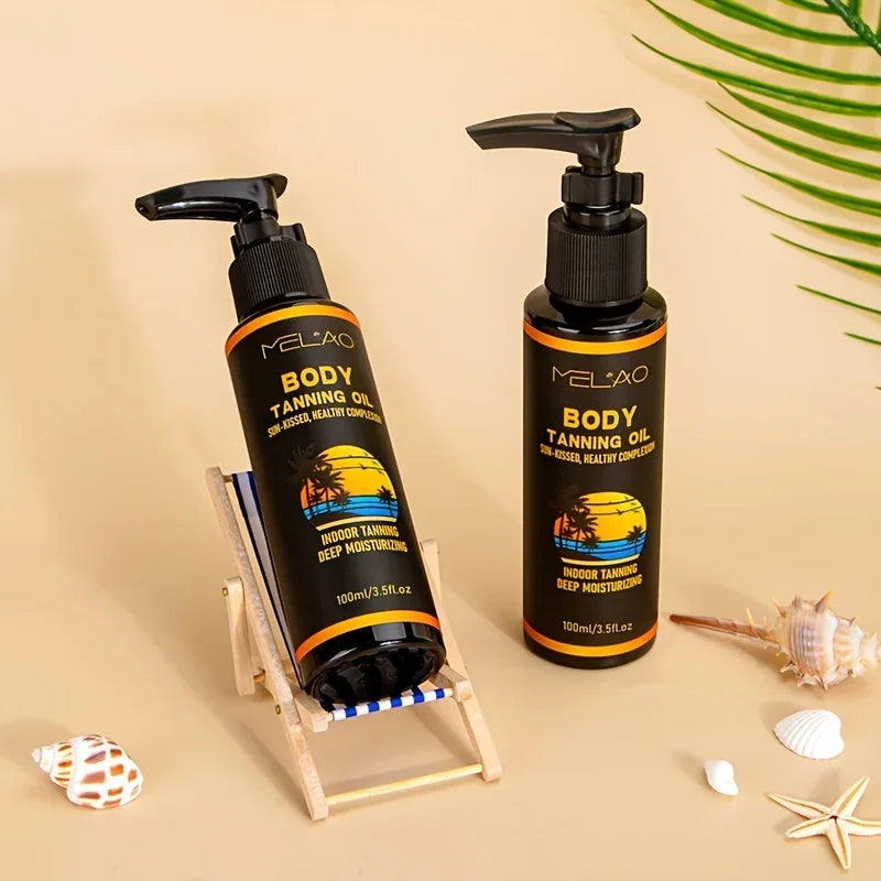MELAO Tanning Oil – Tan Intensifier & Moisturizing Body Oil