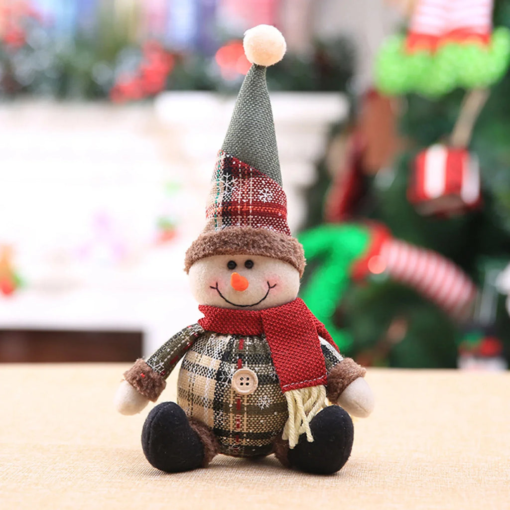 Christmas Snowman Hanging Ornament | Tree Decor Gift Doll