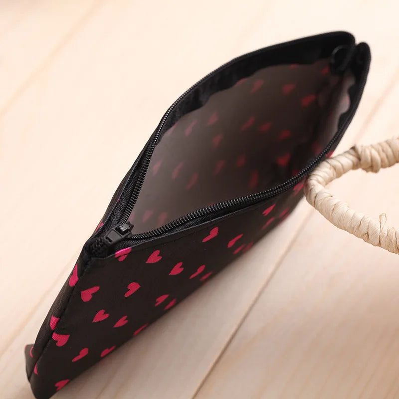 Mini PVC Cosmetic Makeup Bag – Travel & Home Organizer