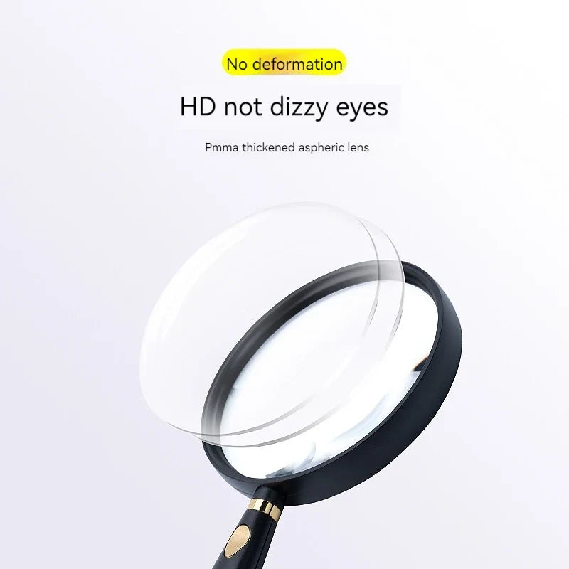 Handheld Magnifying Glass – HD Optical Glass Lens | Reading