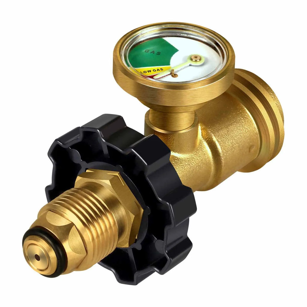 Propane Tank Gauge Adapter Level Indicator Universal Brass Fittings