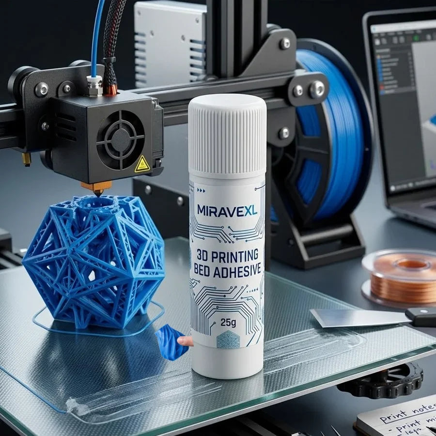 MIRAVEXL 3D Printer Glue Stick – Anti-Warp Glass Bed Adhesive