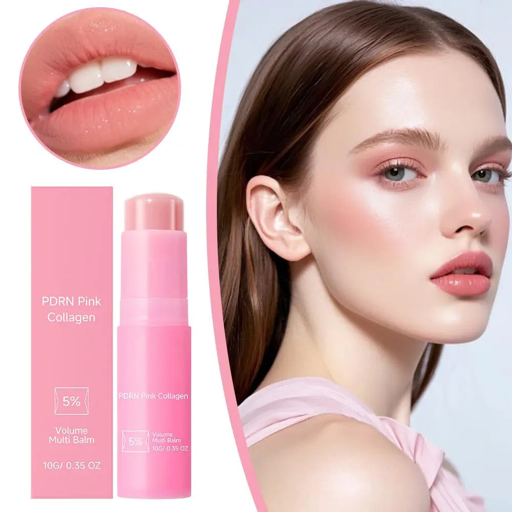 Collagen Pink Multi Balm Stick – Hydrating Korean Facial Cream