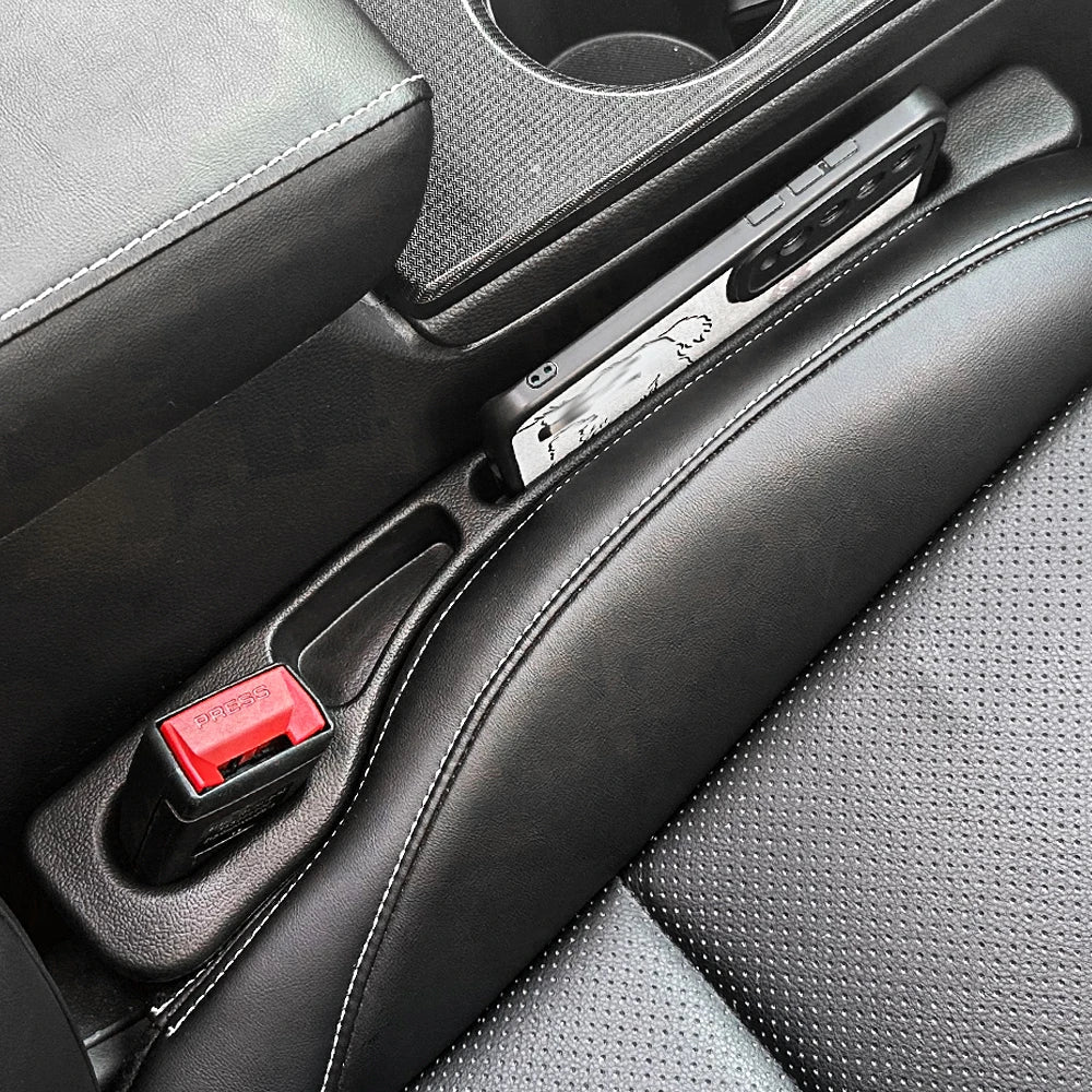 Black Car Seat Gap Filler Universal Side Seam Plug Most Vehicles
