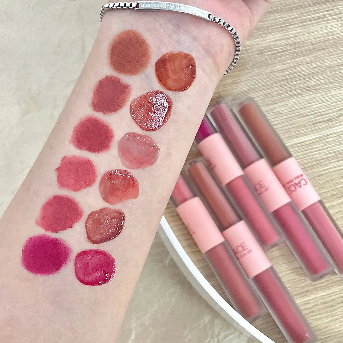 CACE Double Head Lip Gloss & Matte Lip Glaze | Waterproof
