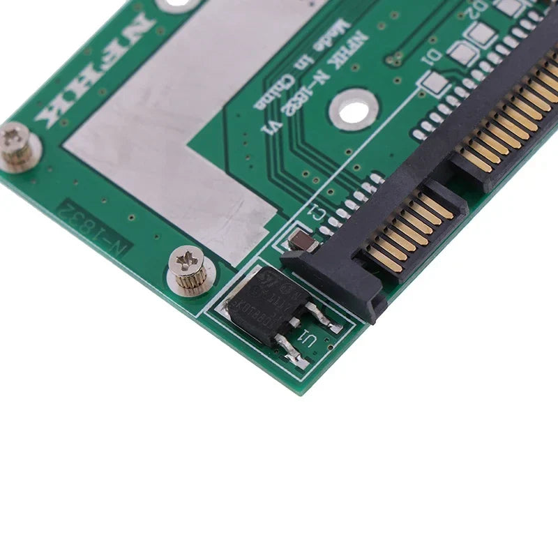 mSATA SSD to 2.5" SATA 6Gbps Adapter Converter Card | Mini PCIe