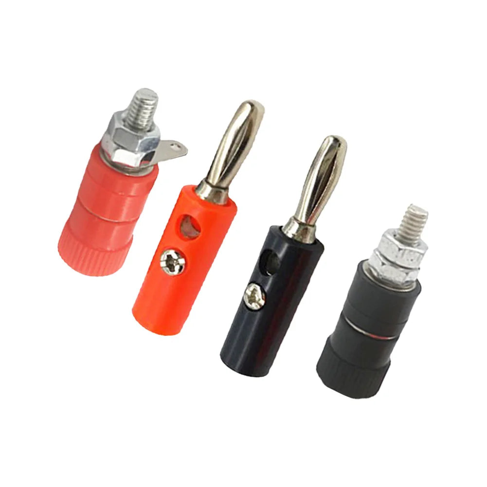 10-Pair 4mm Banana Binding Posts Speaker Wire Screw Connectors